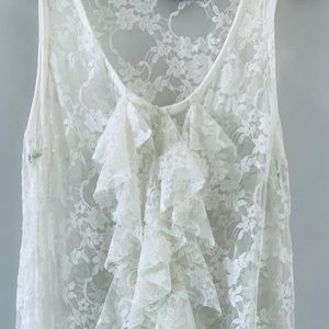 Sheer Floral Lace Top